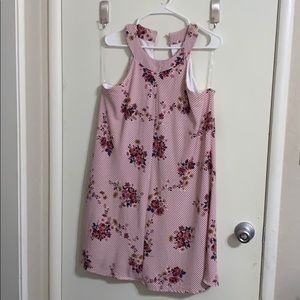 Three pink hearts dress